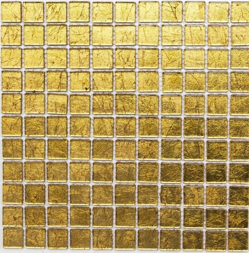 Pâte verre miroir - verre, or