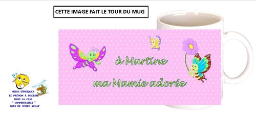 Mug tasse ceramique mamie - mug,