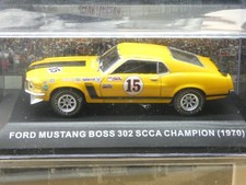 FORD MUSTANG BOSS 302 SCCA CHAMPION 1970 N°49 1/43éme IXO Neuf Boite Origine