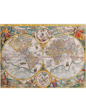 Puzzle 1500 p Mappemonde 1584