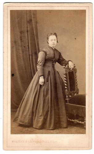 Cdv portrait femme - femme, en