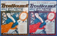 DRANEM OPÉRETTE TROUBLEZ-MOI PARTITION X2 CORRIDA ERNESTINE & TORT  1924 VALERIO