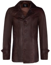 Veste Trench En Cuir