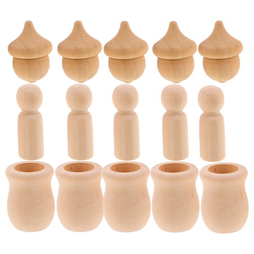 Wooden peg doll - doll, blanks