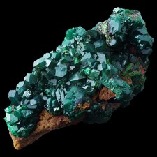 ★☆ DIOPTASE CONGO de Mindouli mining district - 6,7 cm - A29-05 ☆★