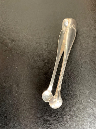 Pince sucre métal argenté - pince,