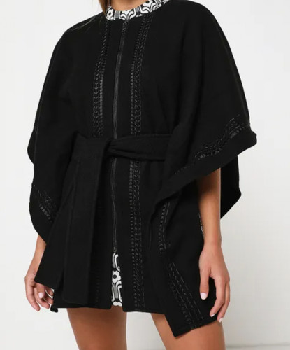 Desigual poncho zippé uni - desigual,