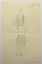 Dessin Original Art Déco