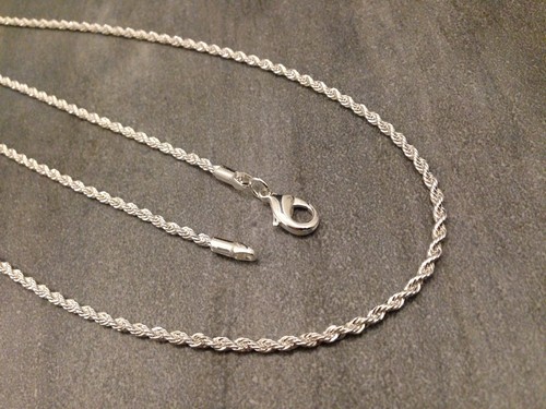 Chaine fine torsade argent - chaine,