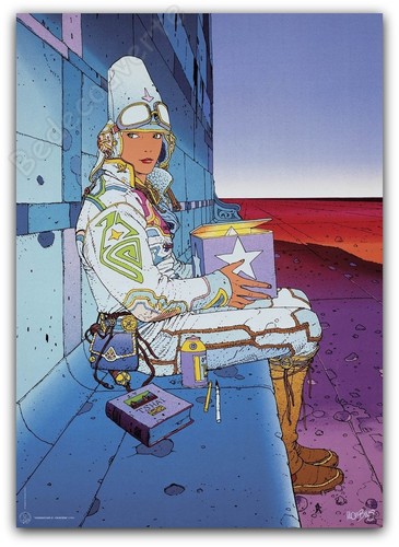 Affiche moebius jean giraud - moebius,