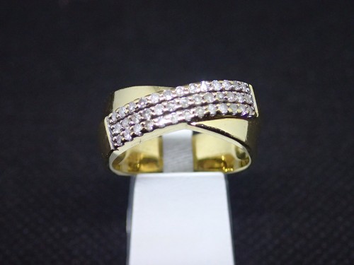 Bague jaune 750 - bague, or