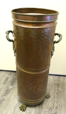 Porte parapluie  en cuivre  H