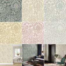 Papier Peint Floral Woodland Feuilles Giovanna Fernhurst Belgravia - 7 Couleurs