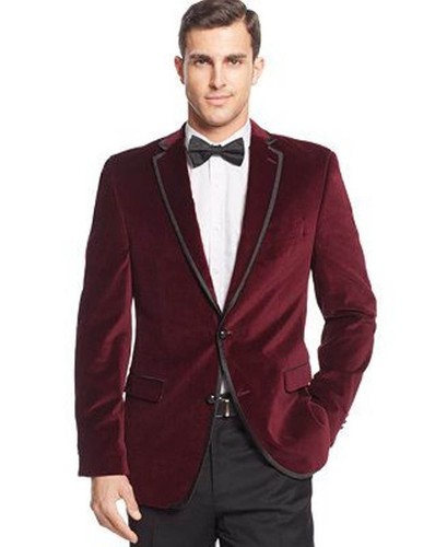 Hommes bordeaux fumer vestes - hommes,