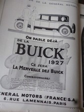 BUICK + carburateur ZENITH +