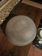 Coupe Art Deco lustre en verre