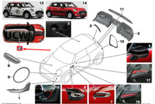 MINI COOPER F55 Décoration de