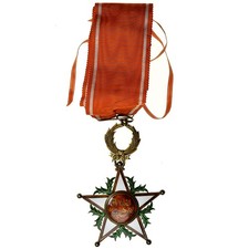 Maroc, Commandeur de l'Ordre du Ouissam Alaouite, Médaille, Excellente Qualité