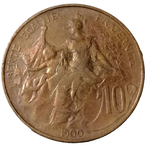 Centimes dupuis 1900 en - centimes,