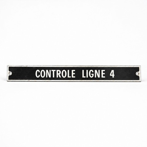 Plaque bandeau c - n, f