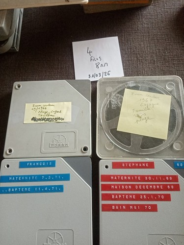 Lot films 8mm - films, amateurs