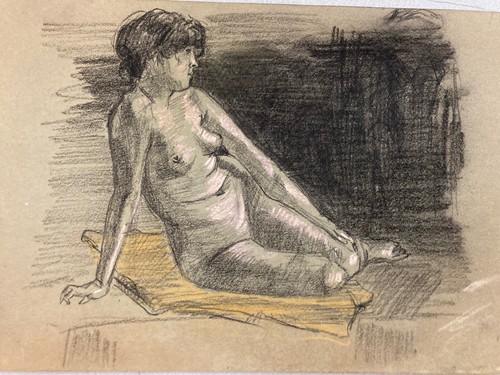 Beau dessin ancien crayon - dessin,