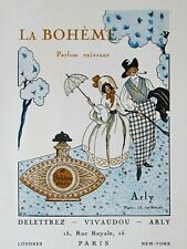 ARLY La Bohème - WEIL Les frimas ... Gazette du Bon Ton 1920 Anciennes pubs