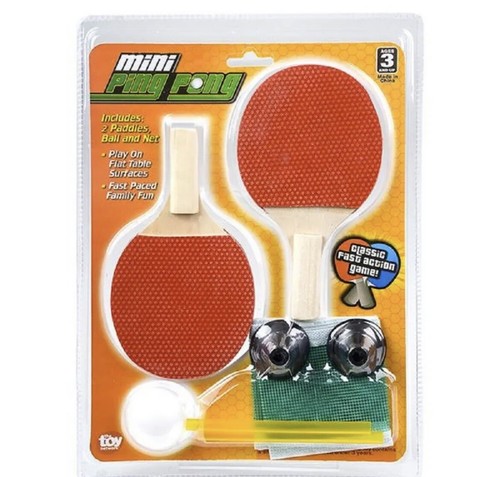 Mini ping pong - 6.25", set