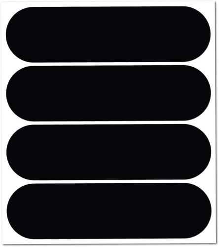 Lot autocollants noirs - 4,