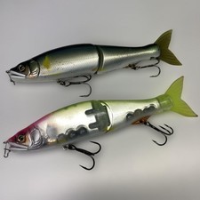 Deux leurres neutres Gan Craft articulés Claw 178 ZEPRO TYPE