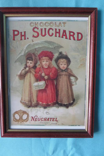 Cadre publicité chocolat - cadre,