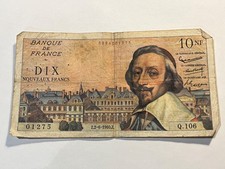 Billet France 10 Nouveaux