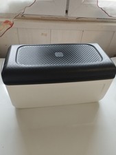 tupperware boite a mie a pain viennoiserie noir et blanc separateur comme neuve