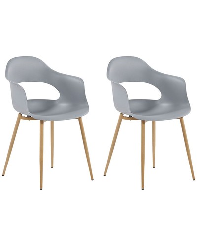 Beliani lot chaises - beliani, 2