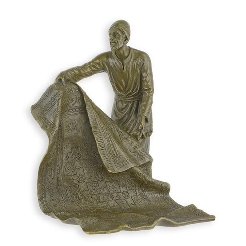 Sculpture vendeur tapis - sculpture,