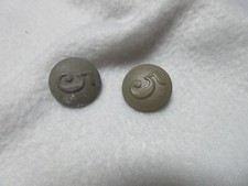 ww2 allemand militaria  paire de boutons règlementaires épaulettes avec numéro 5