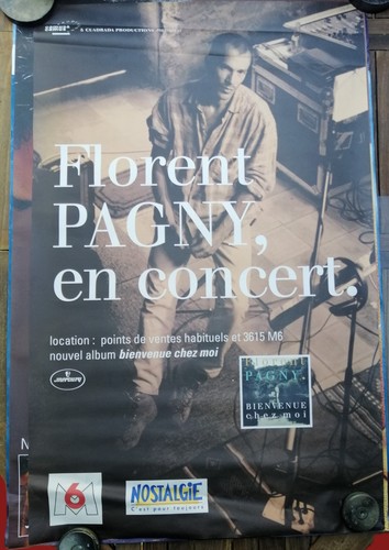 Affiche florent pagny - florent, en