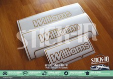 3 Autocollants Stickers Monogrammes + Gabarits pour Renault Clio Williams Phase1