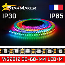 Ruban LED WS2812B 5V pixel RGB 30, 60, 144 LED/m Adressable - Bandeau strip LED 