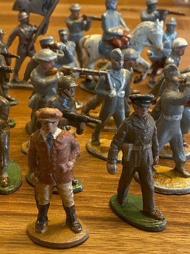 Lot soldats plomb ancien - soldats,