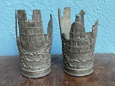 Souvenir etain déco - etain, verre