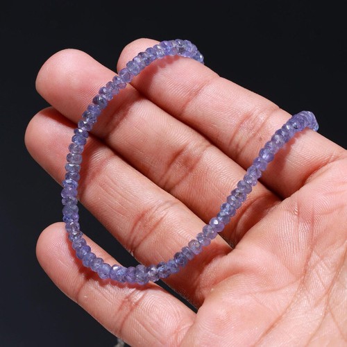 Collier perles facettes - collier, à