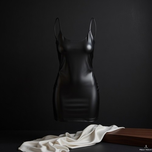 Petite robe noire - noire, latex
