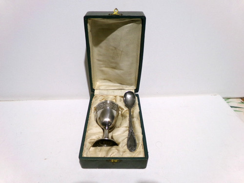 Ancien coquetier cuillère - ancien, et