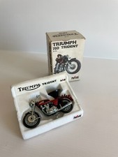 Jouet Vintage POLISTIL POLITOYS Moto TRIUMPH 750 trident boite d'origine  (7)