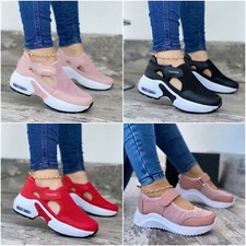 baskets sneakers semelles compensées femme noir blanc rouge rose confort mode