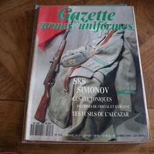 Revue GAZETTE ARMES n°206 1990 remington savage artillerie gevarm enfield