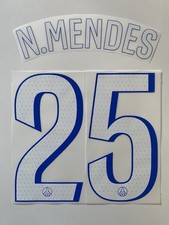 flocage officiel psg N.Mendes