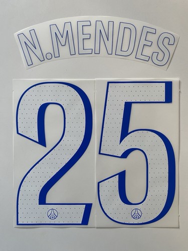 Flocage officiel psg mendes - flocage,