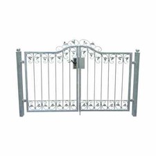 Portails de porte de jardin métal fer forgé Monaco-GT170/100S galvanisé